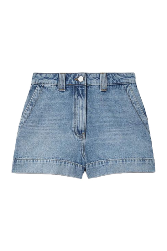 High Rise Denim Shorts