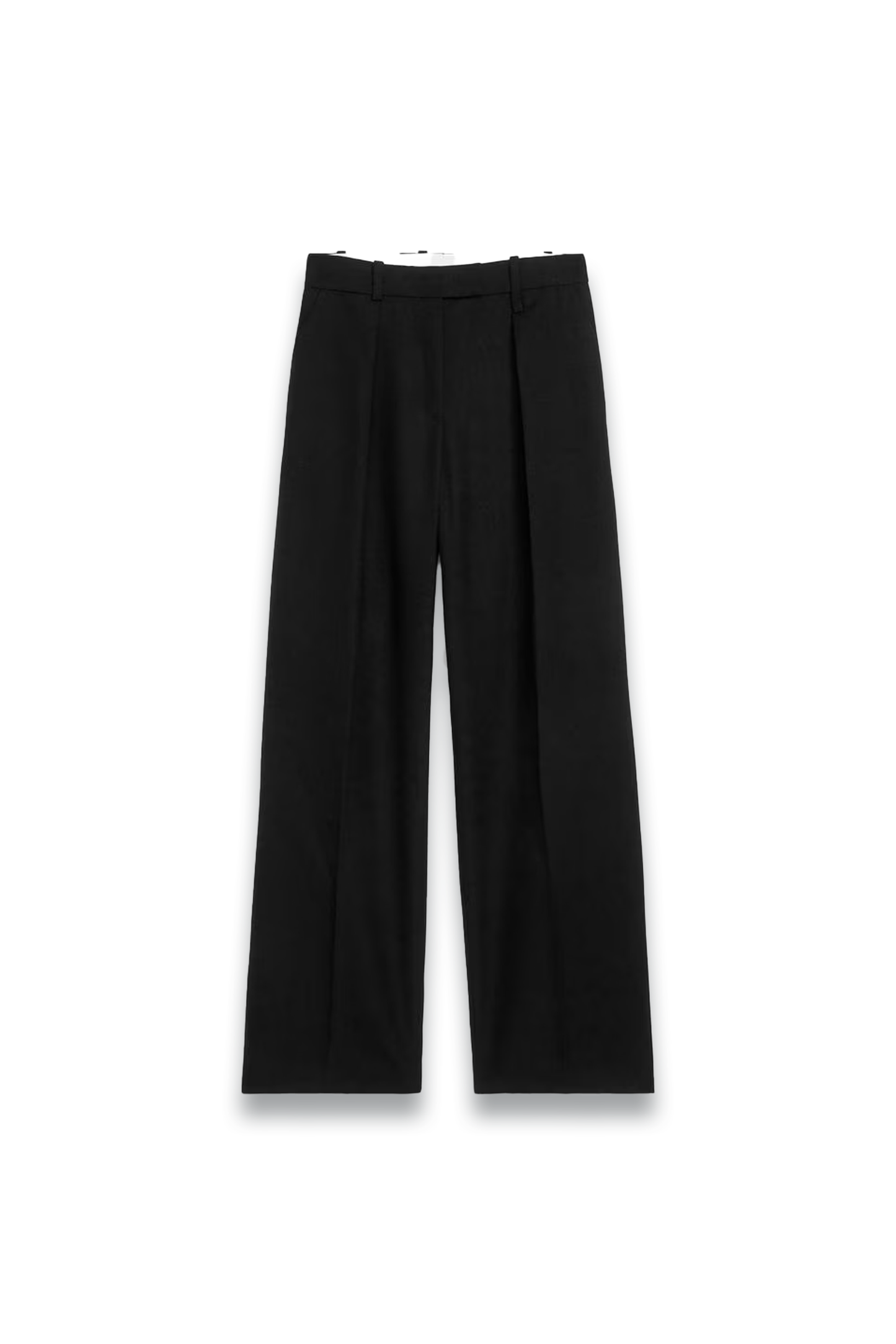 High-Waisted Pleated Trousers