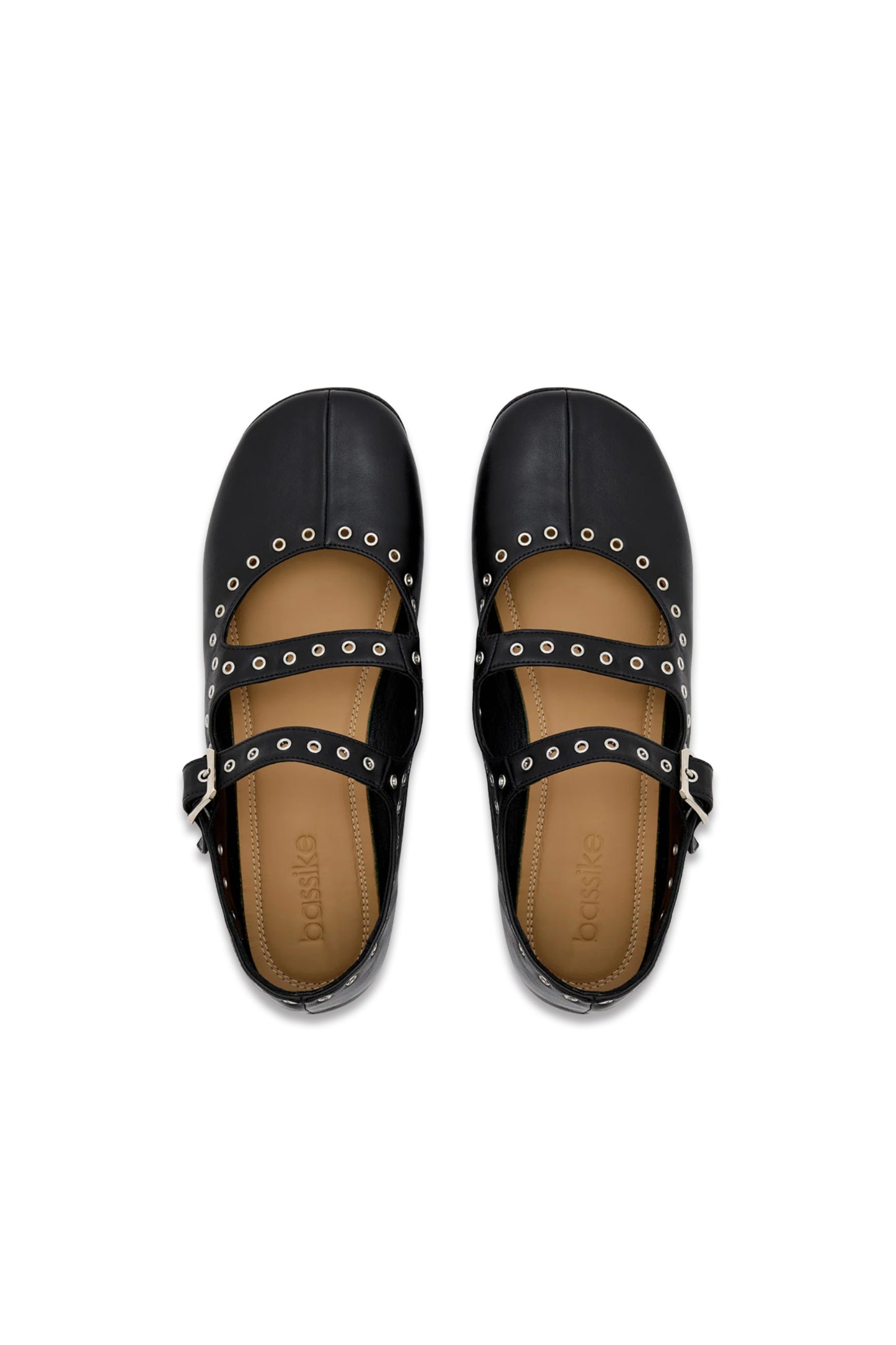 Eyelet Detail Ballerina Flat