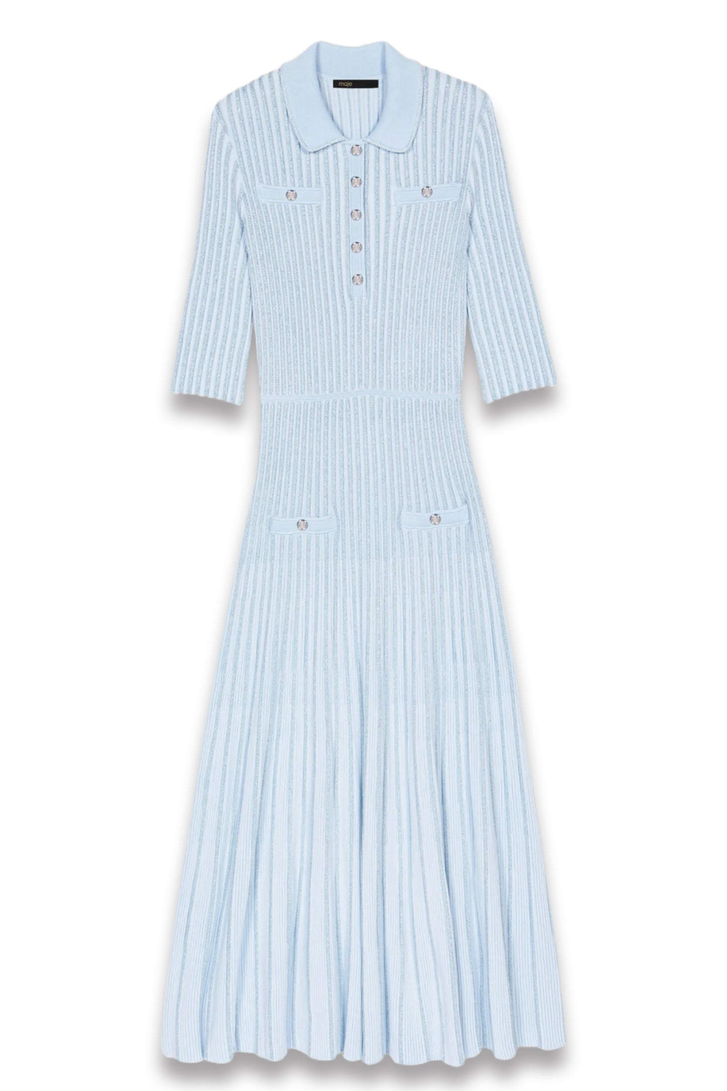 Rib Knit Midi Dress