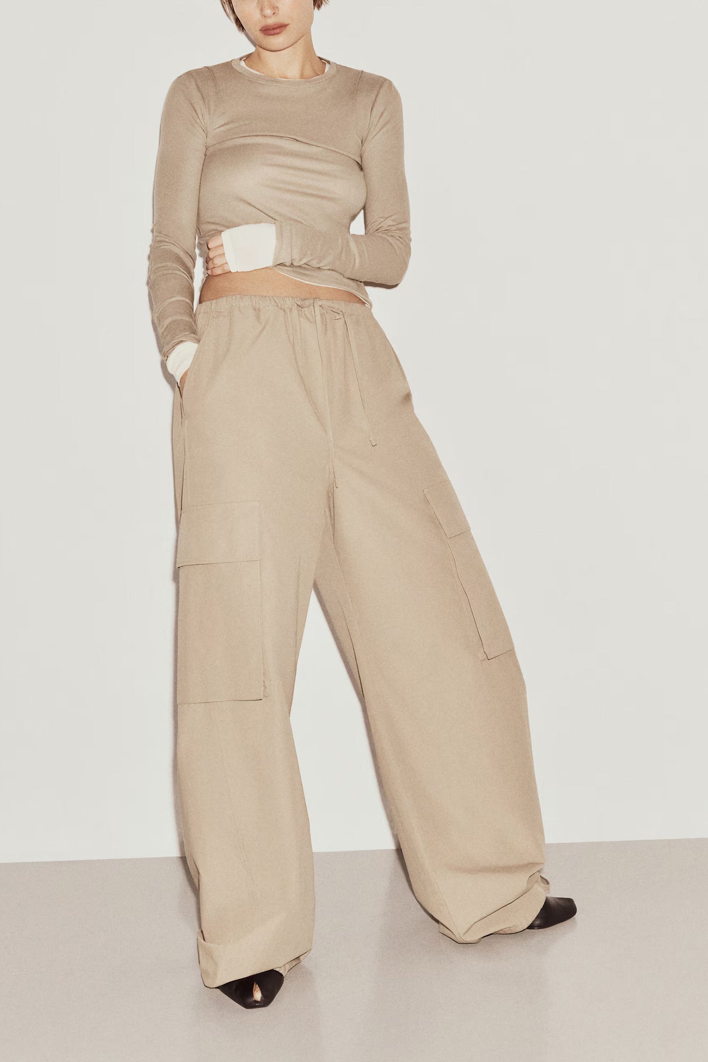 Cotton Cargo Trousers