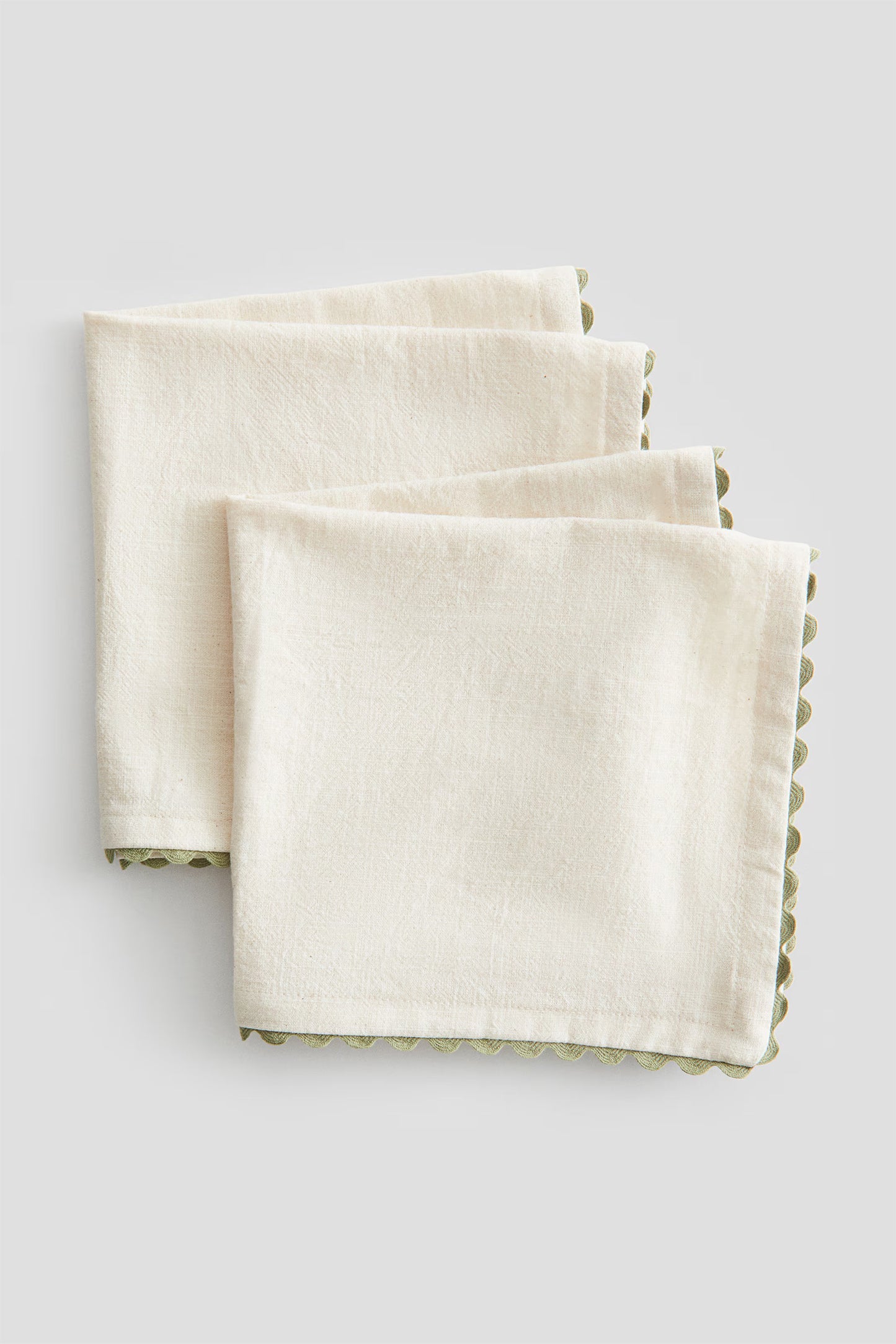 2-pack Scalloped-edge Napkins
