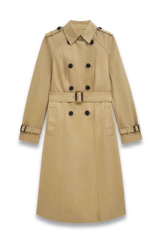 Aria Shower Resistant Trench Coat