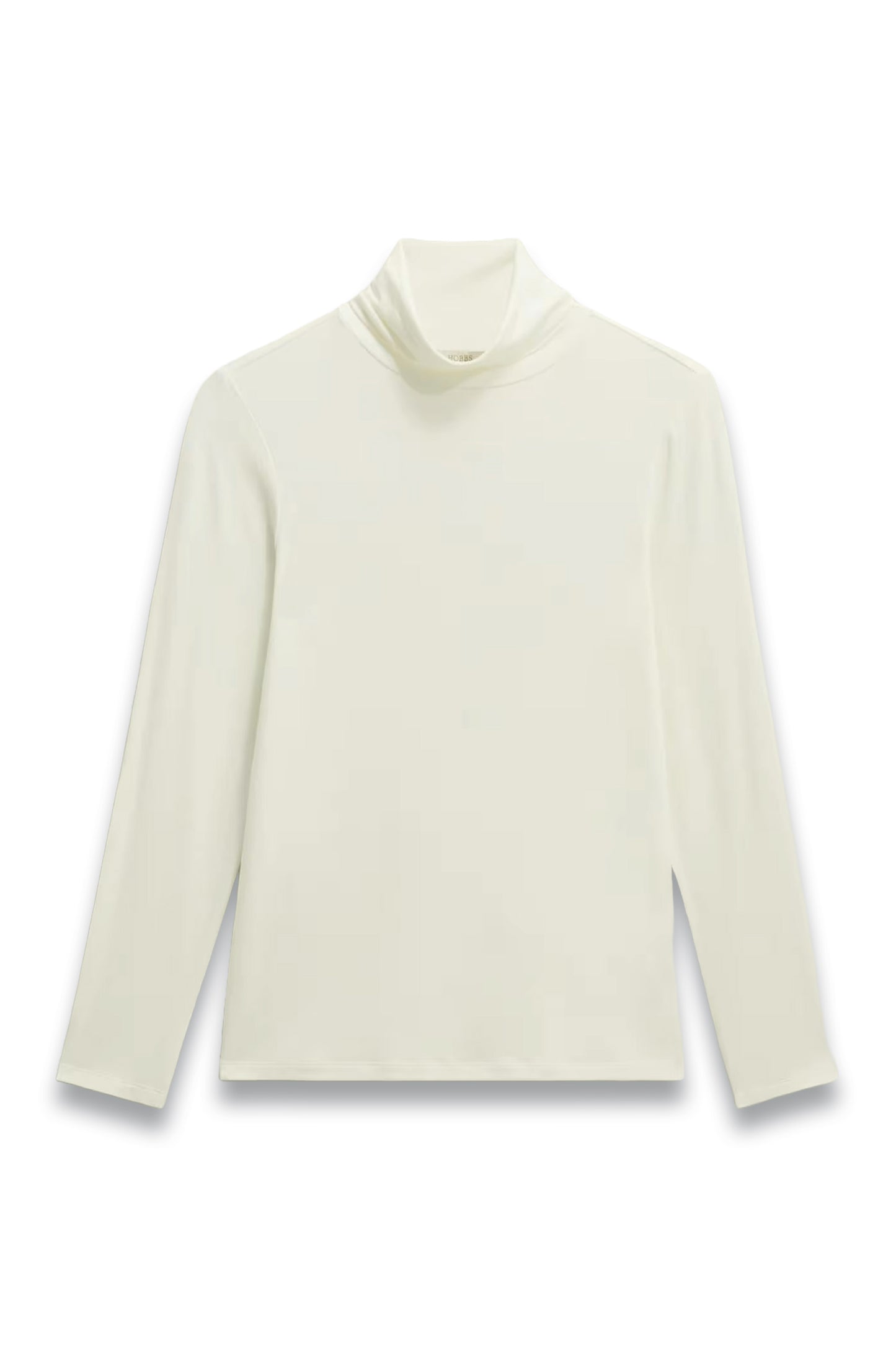 Mischa Roll Neck Top Ivory