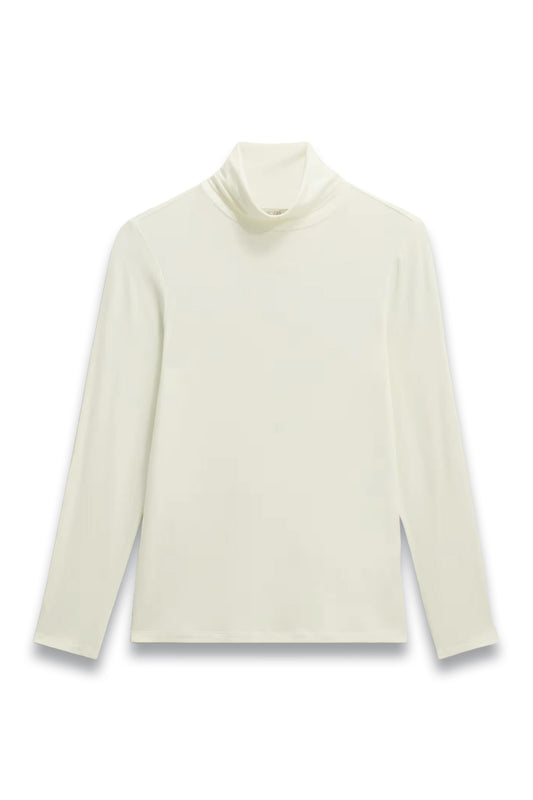 Mischa Roll Neck Top Ivory