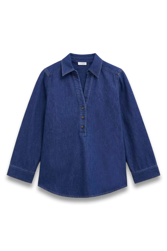 Elena Denim Blouse