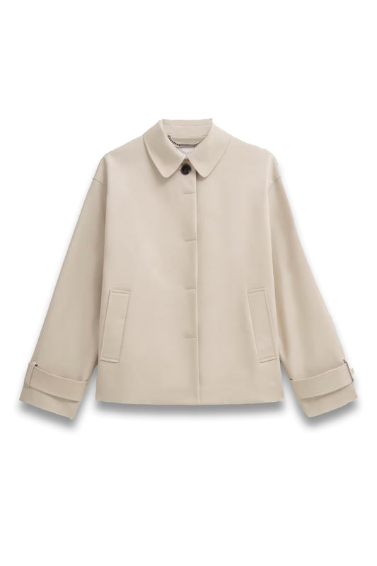 Frida Shower Resistant Short Trench Coat