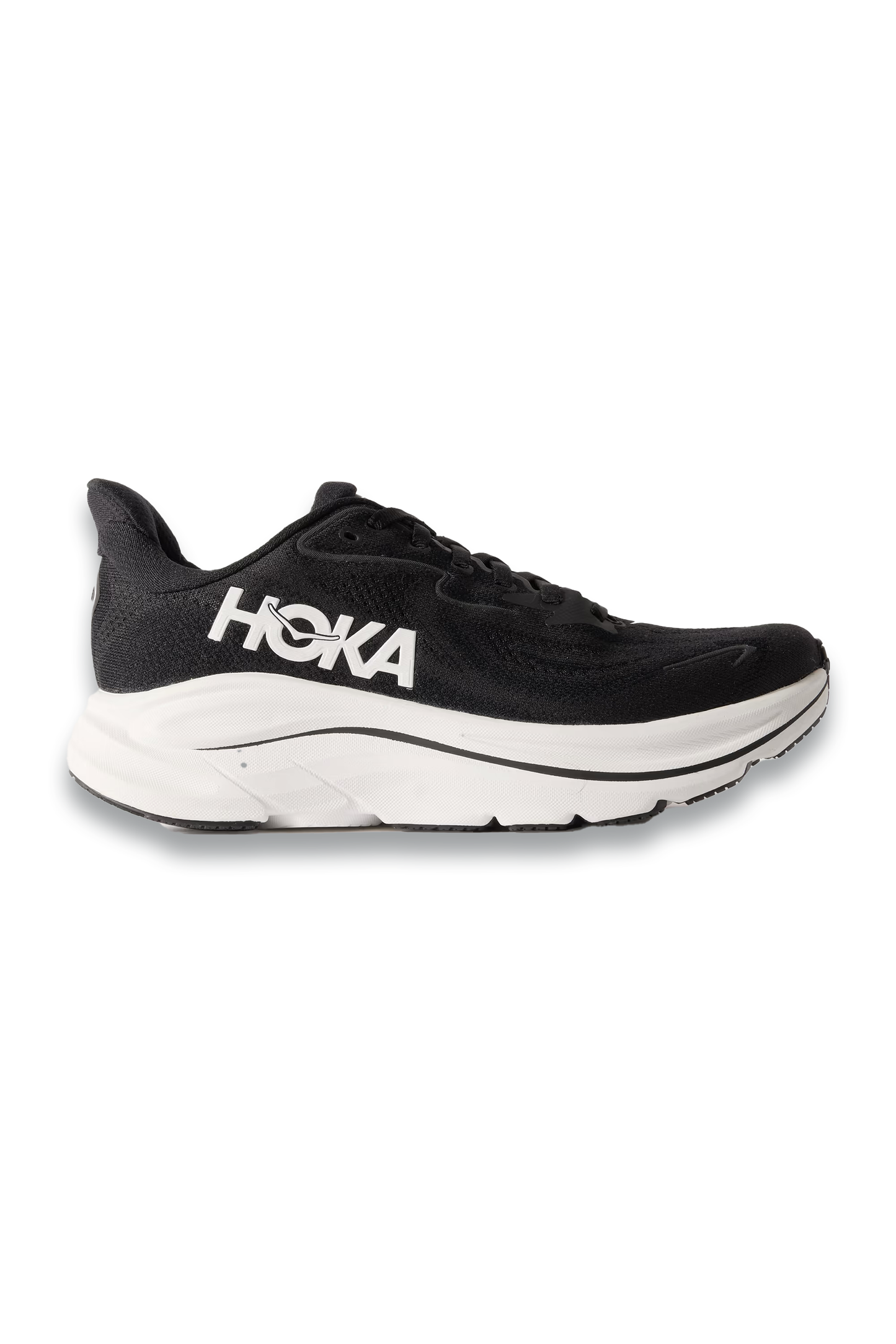Clifton 10 Rubber-Trimmed Jacquard-Mesh Sneakers
