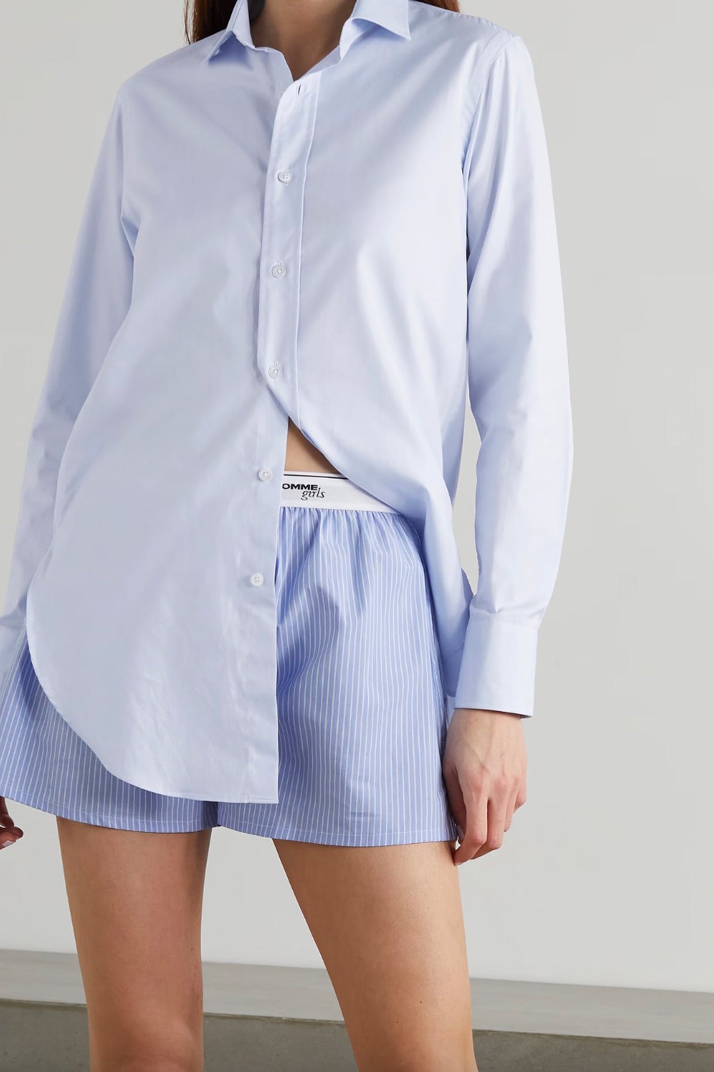 Embroidered Cotton-poplin Shirt