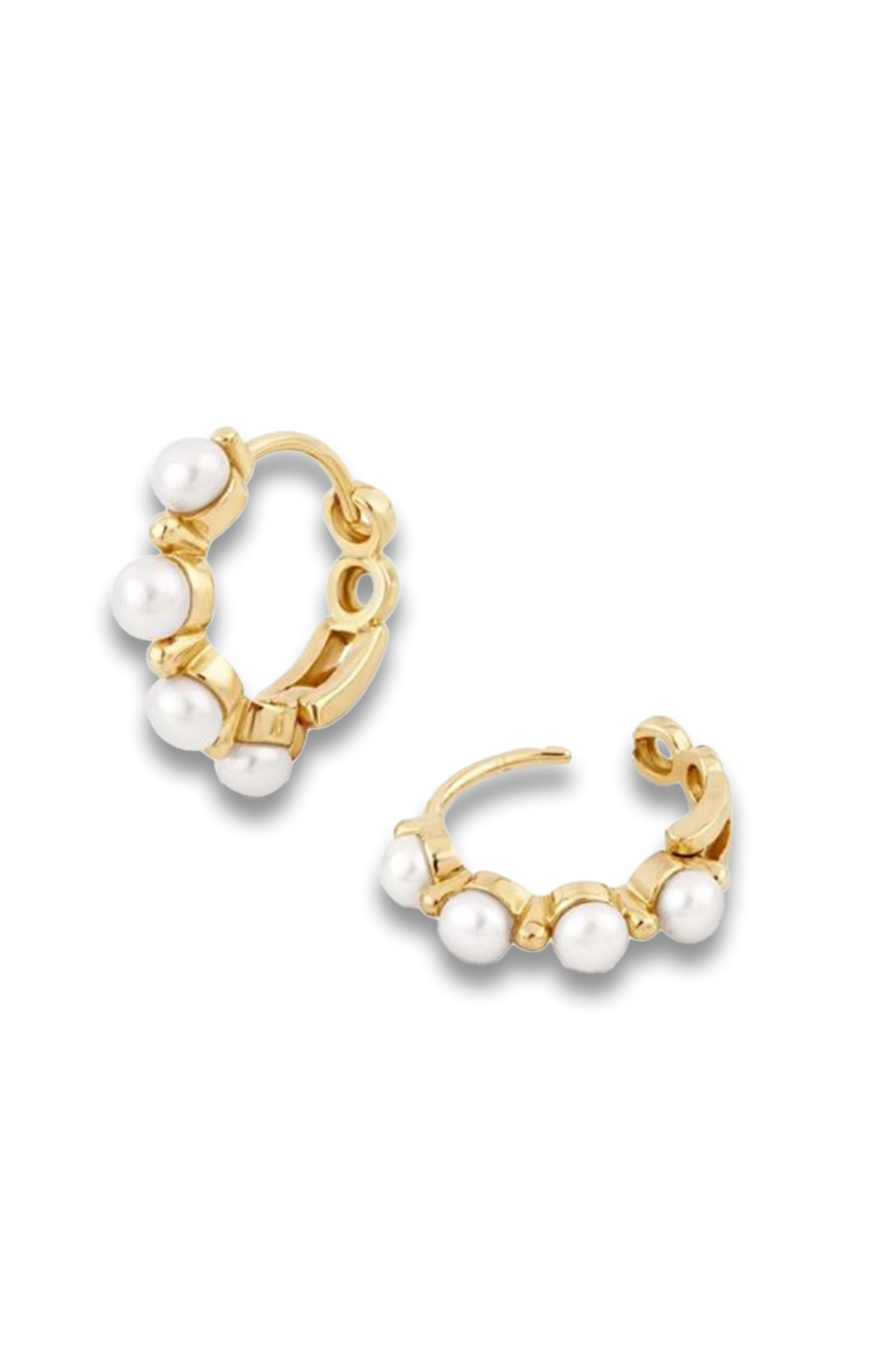 Shuga Pearl Huggie Hoops