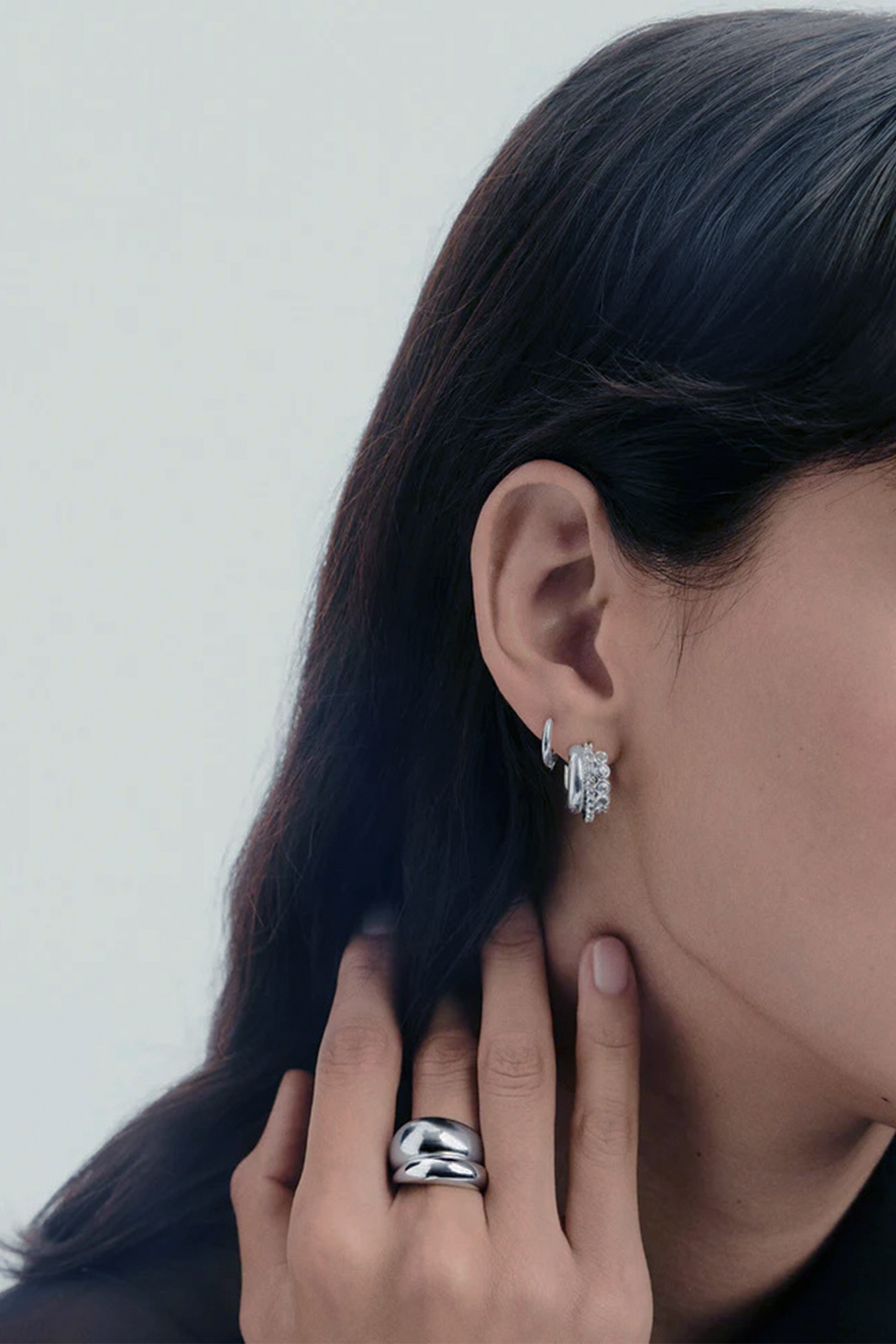Zadie Lab Grown Sapphire Hoops