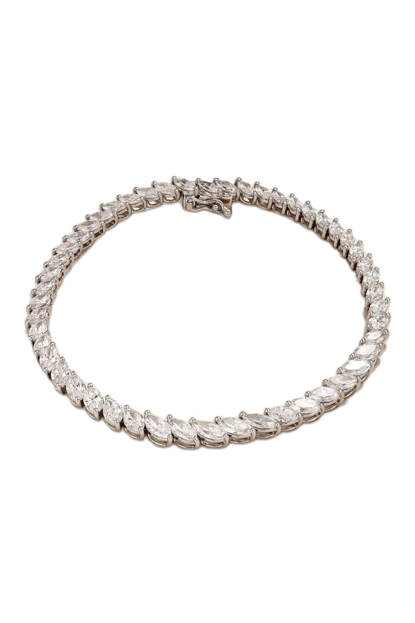 18-karat White Gold Diamond Tennis Bracelet