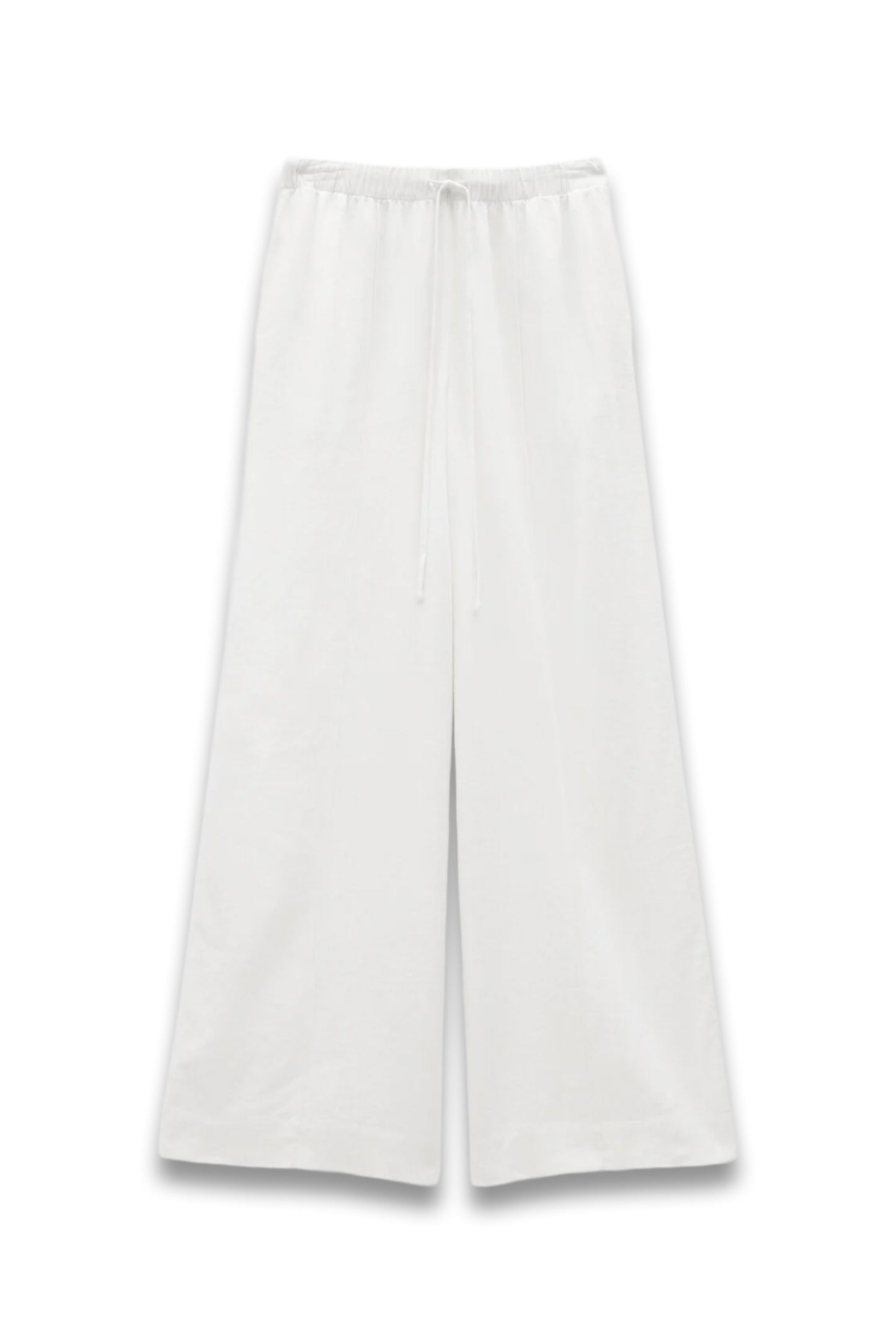 Linen Blend Petunia Wide Leg Trousers