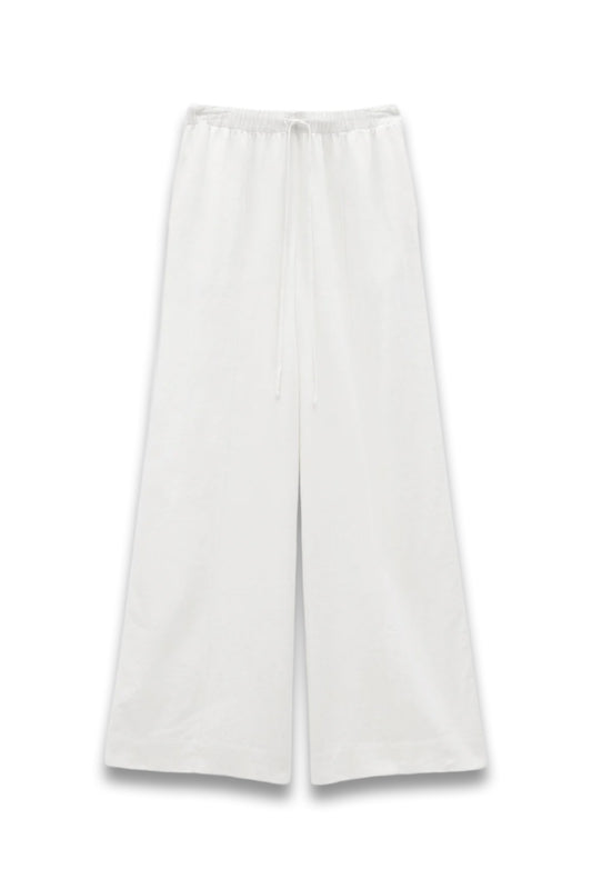 Linen Blend Petunia Wide Leg Trousers