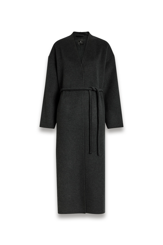 Hunter Belted Wool and Cashmere-blend Coat