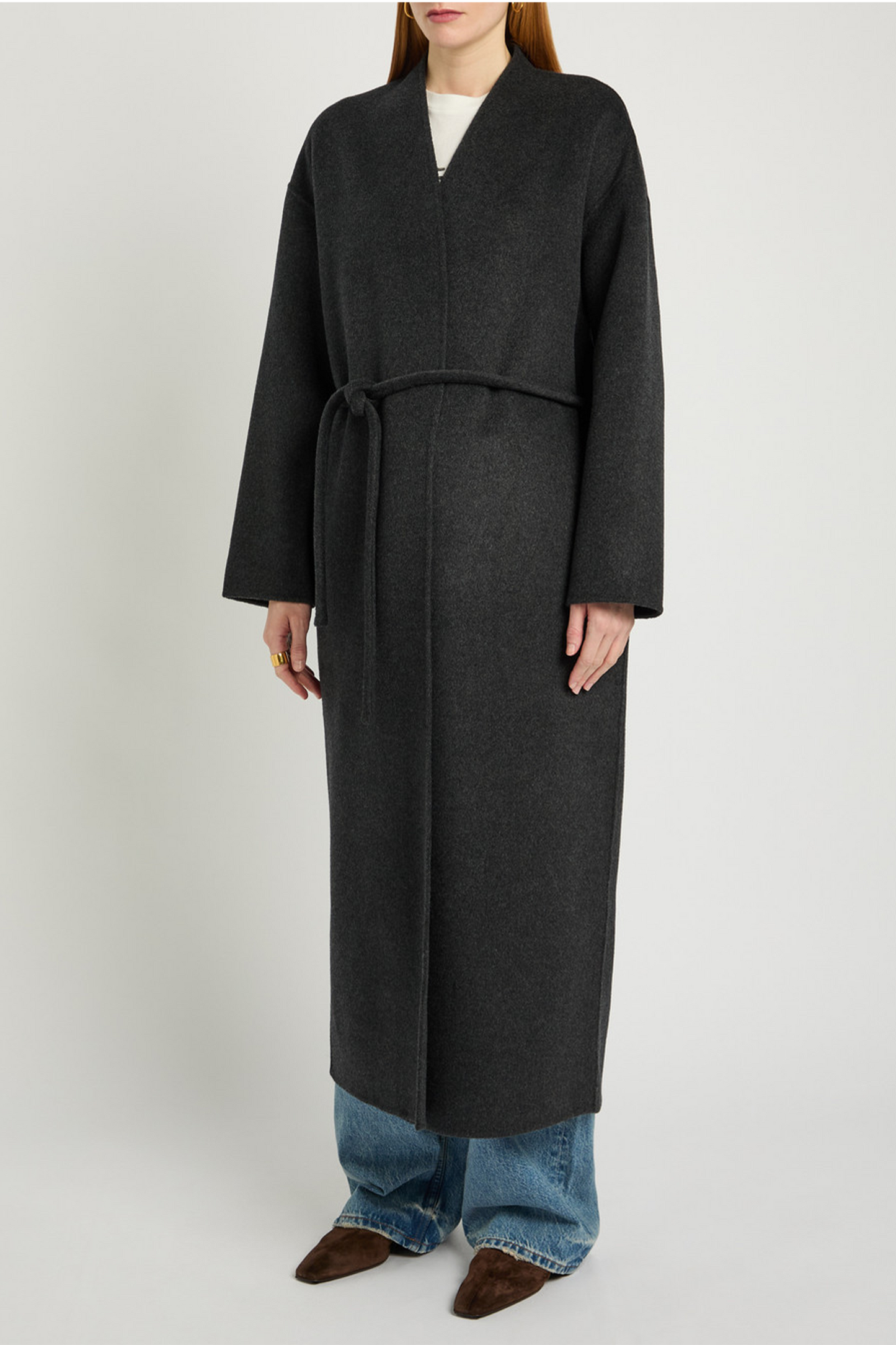 Hunter Belted Wool and Cashmere-blend Coat