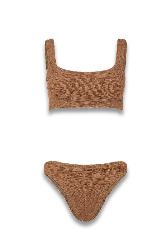 Xandra Bikini Metallic Cocoa