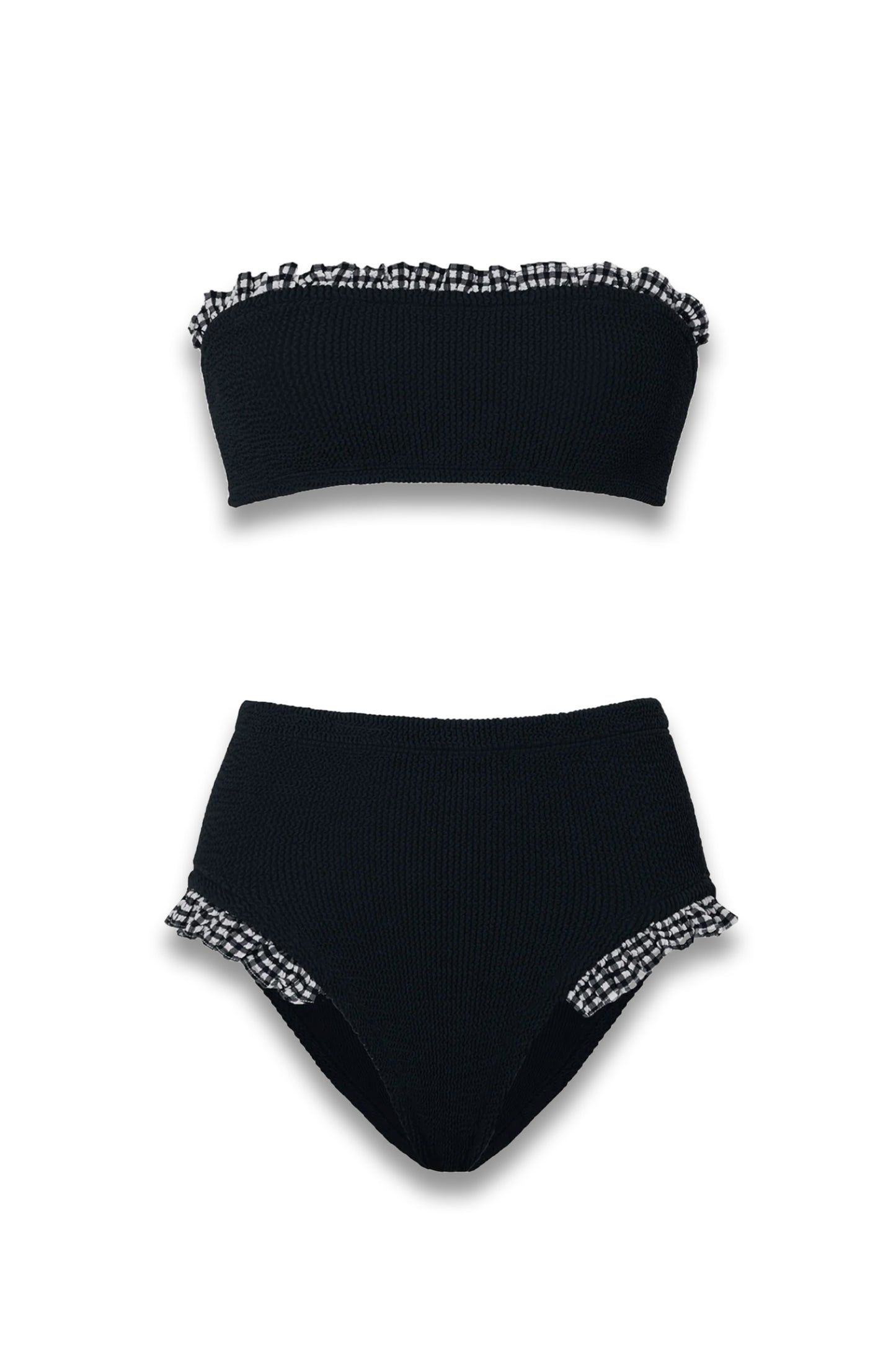 Peggy Bikini Black Gingham