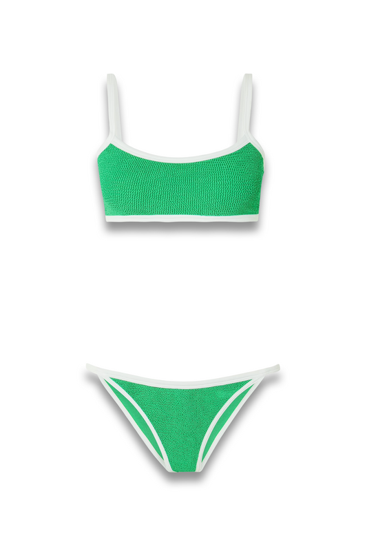 Tyler two-tone Original Crinkle™ bikini
