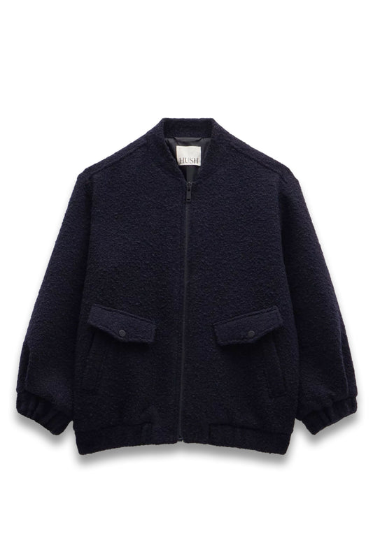 Aiden Bouclé Bomber Jacket