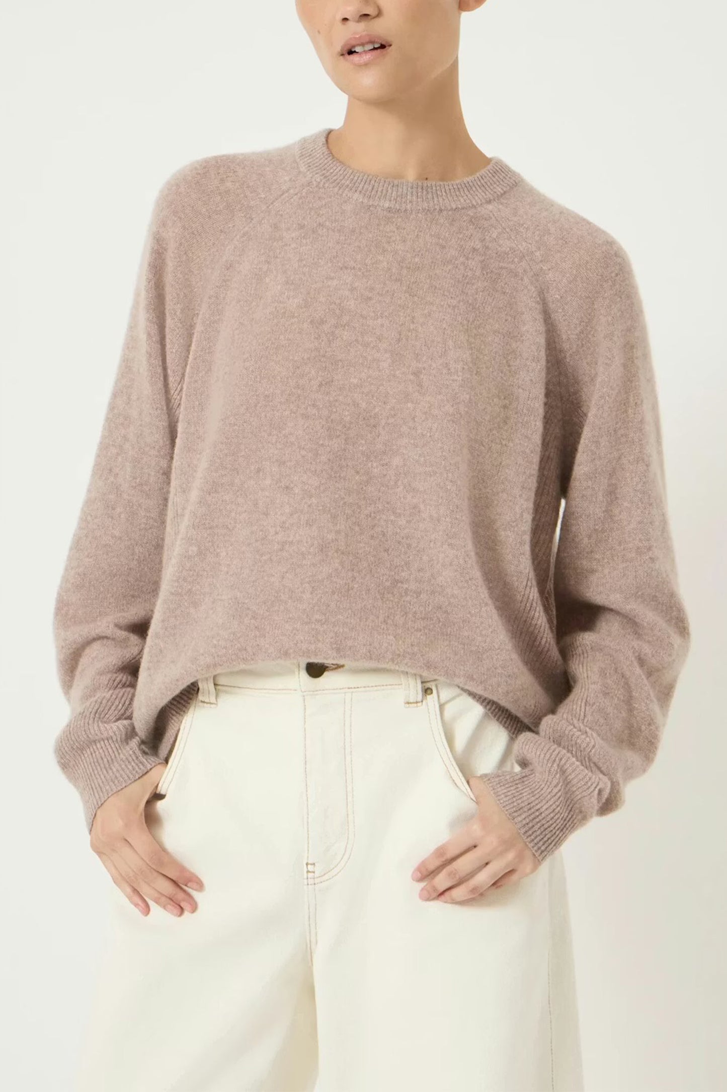 Jasmine Cashmere Rib Detail Jumper