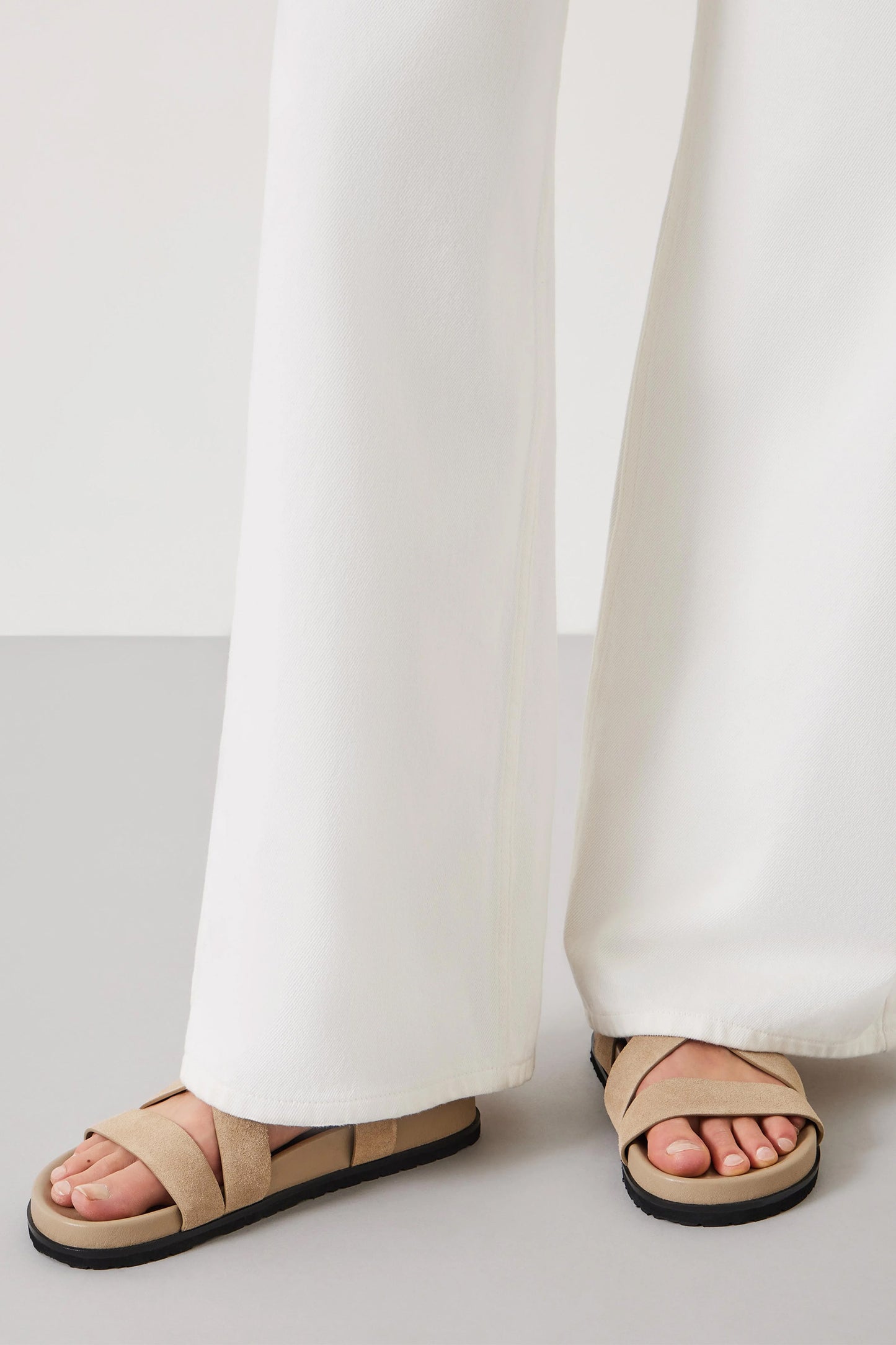 Sadie Suede Footbed Sandal