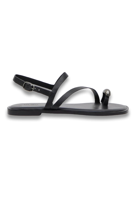 Metal Detail Flat Sandals