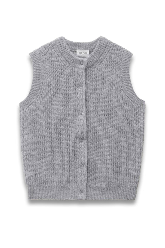 Button Through Knitted Tank Top