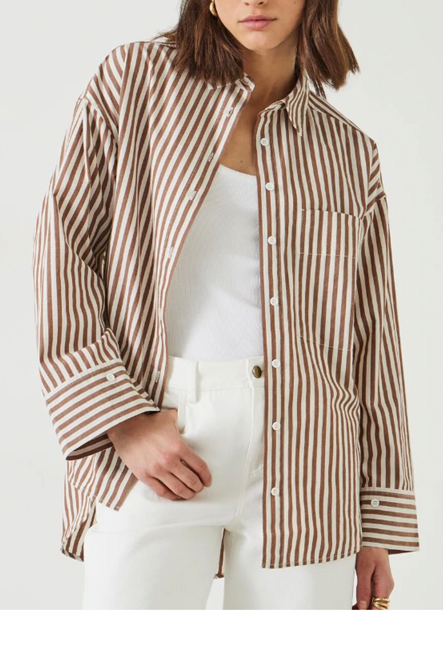 Indy Oversized Stripe Shirt