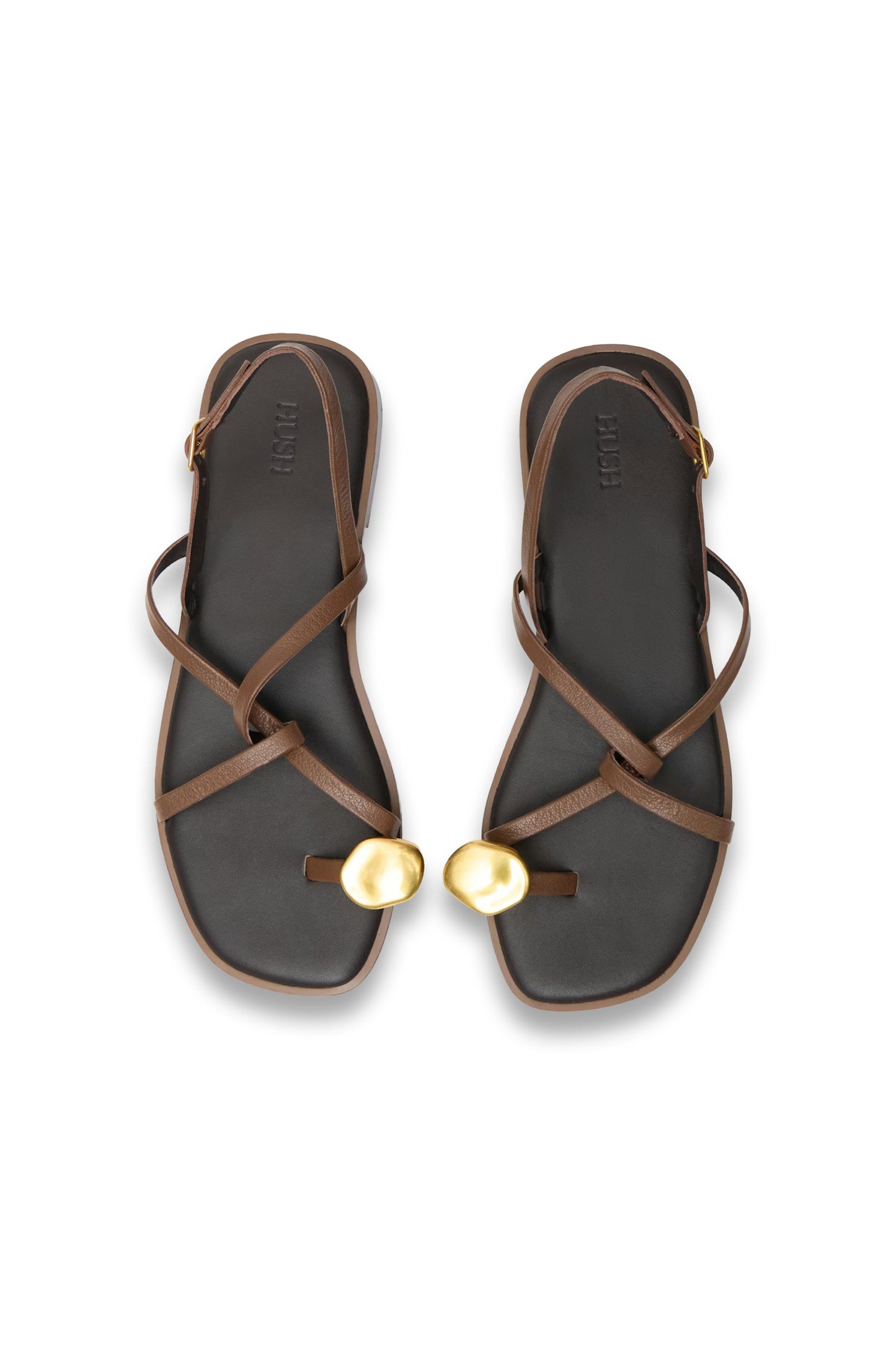 Yara Metal-detail Toe Sandal