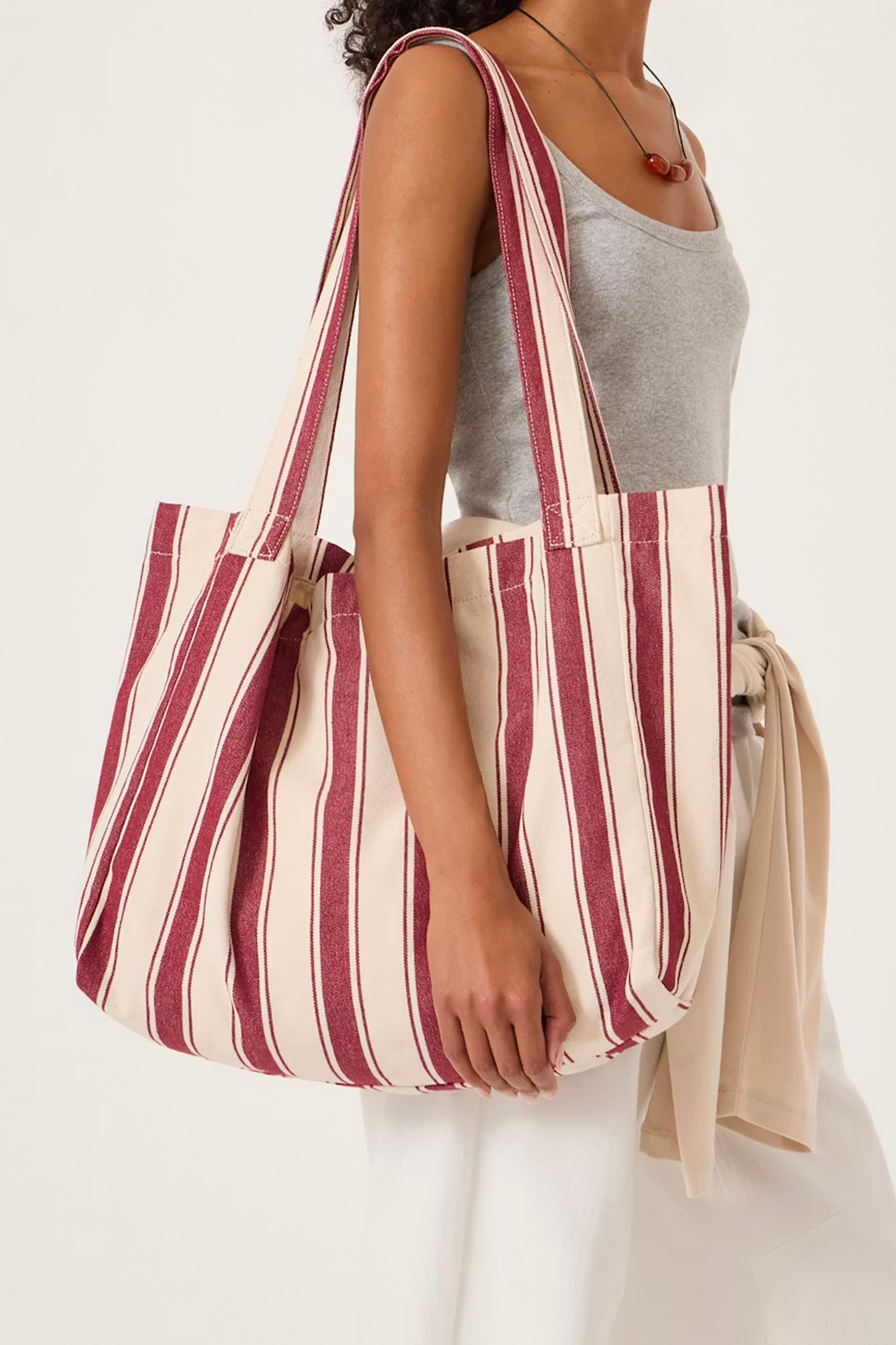 Spencer Stripe Canvas Bag