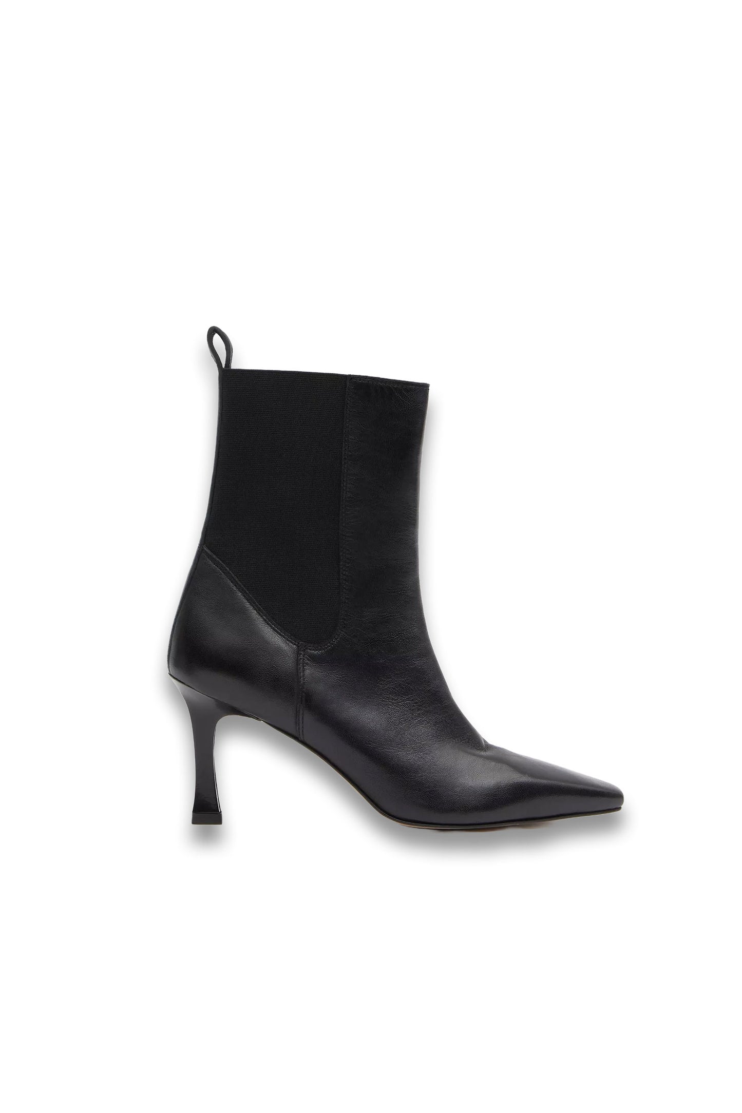 Leather Chelsea Stiletto Boots
