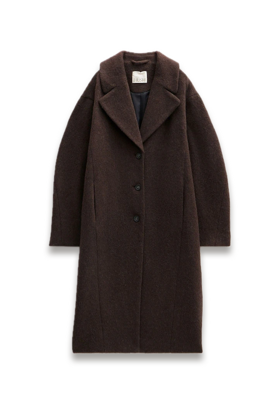 Italian Wool Cocoon Coat