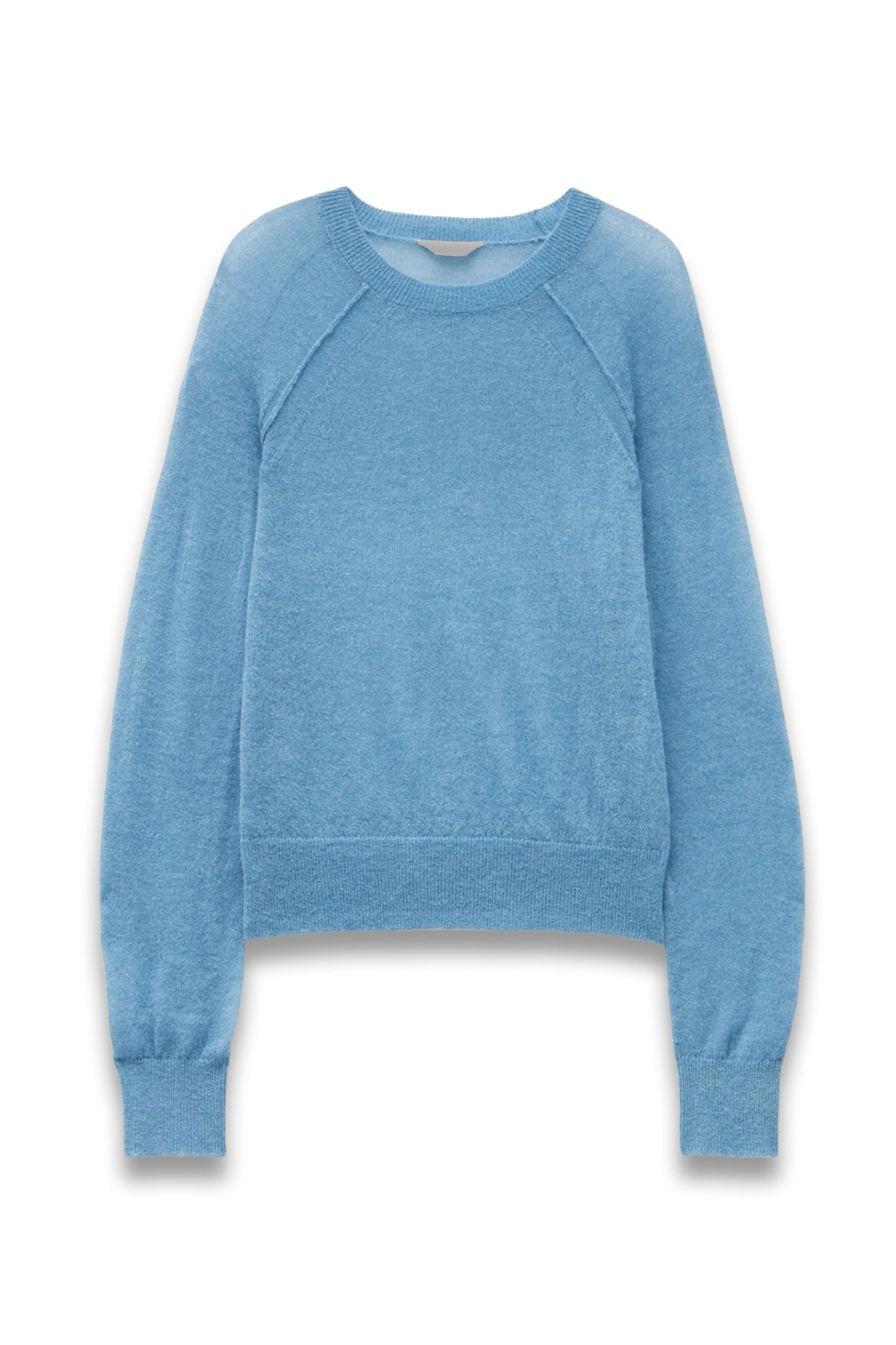 Elsie Gauzy Wool Blend Crew Jumper