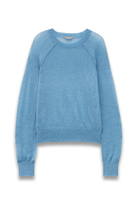 Elsie Gauzy Wool Blend Crew Jumper
