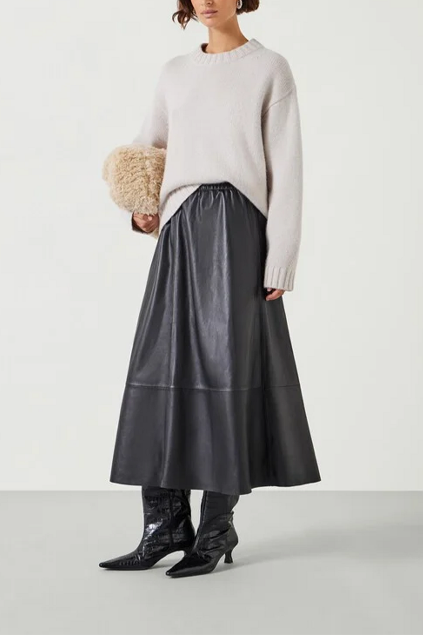 Cora Chunky Cashmere Crew Jumper