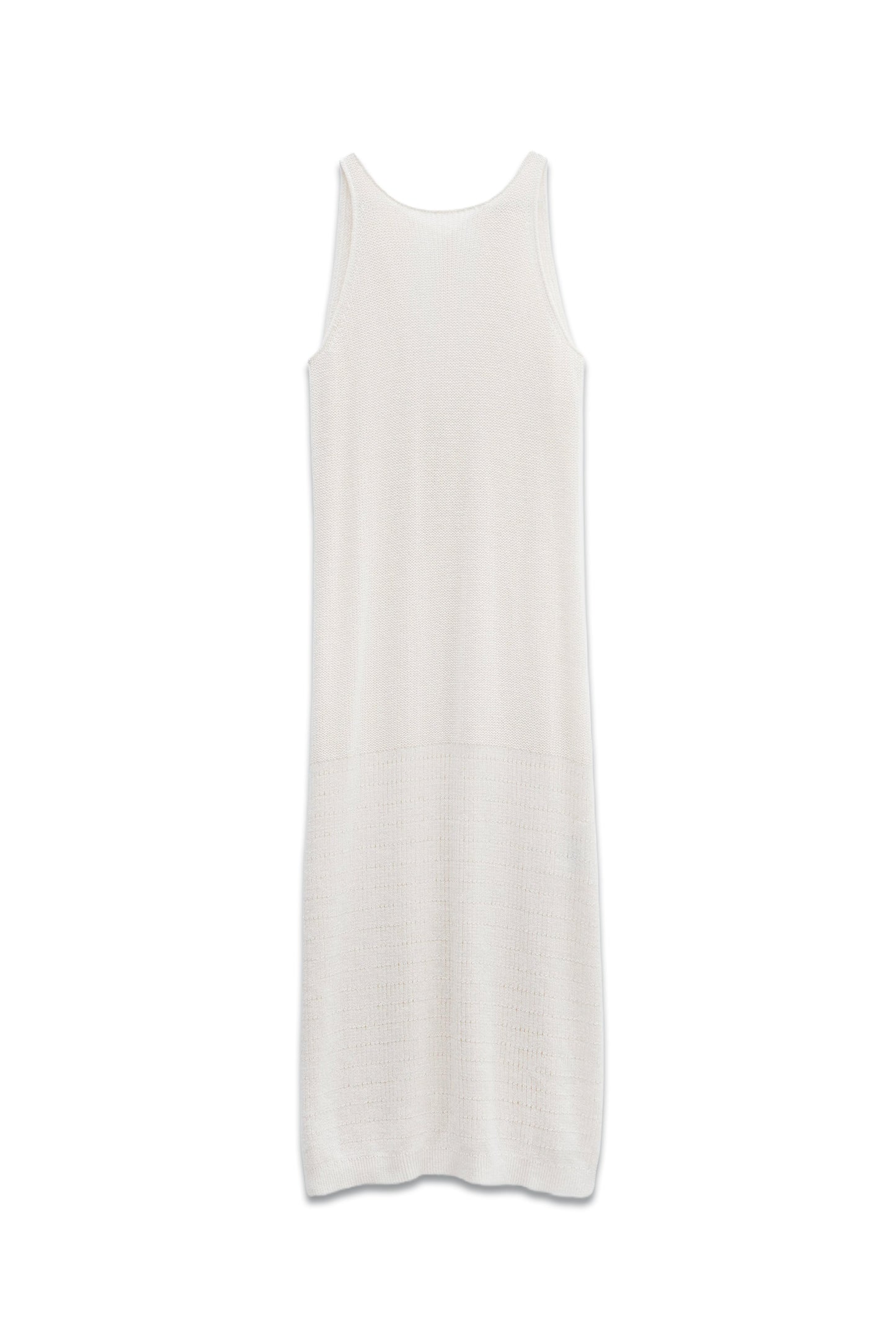 Clara Knitted Soft White Dress