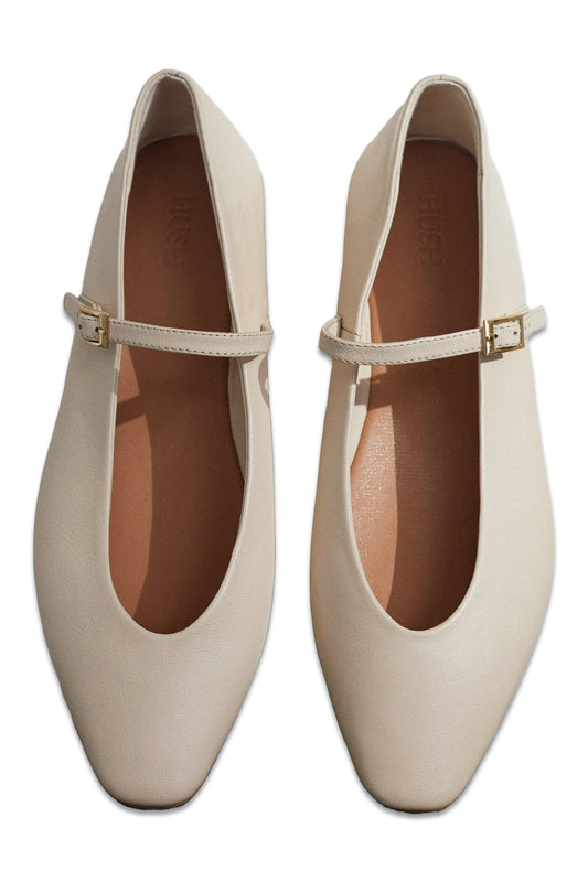 Maeva Mary Jane Leather Flats