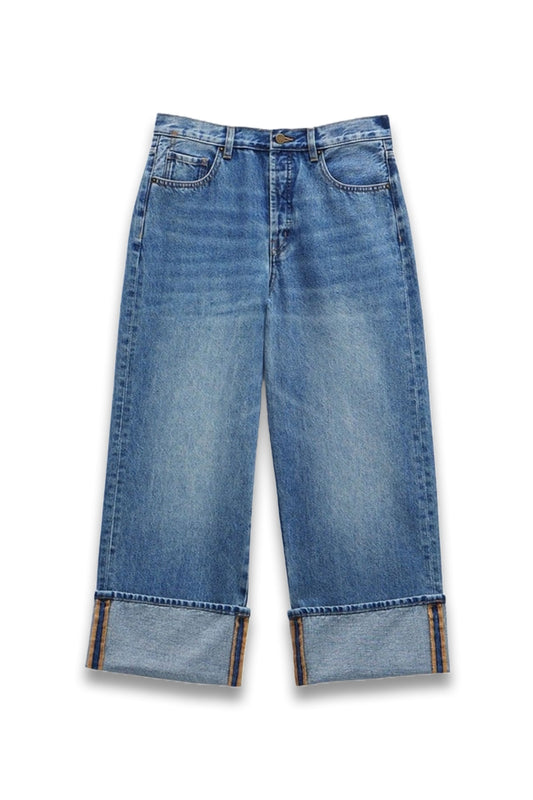 Mia Cropped Straight Leg Jeans