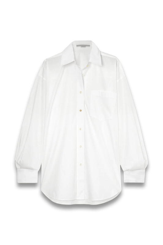 + NET SUSTAIN Organic Cotton-poplin Shirt