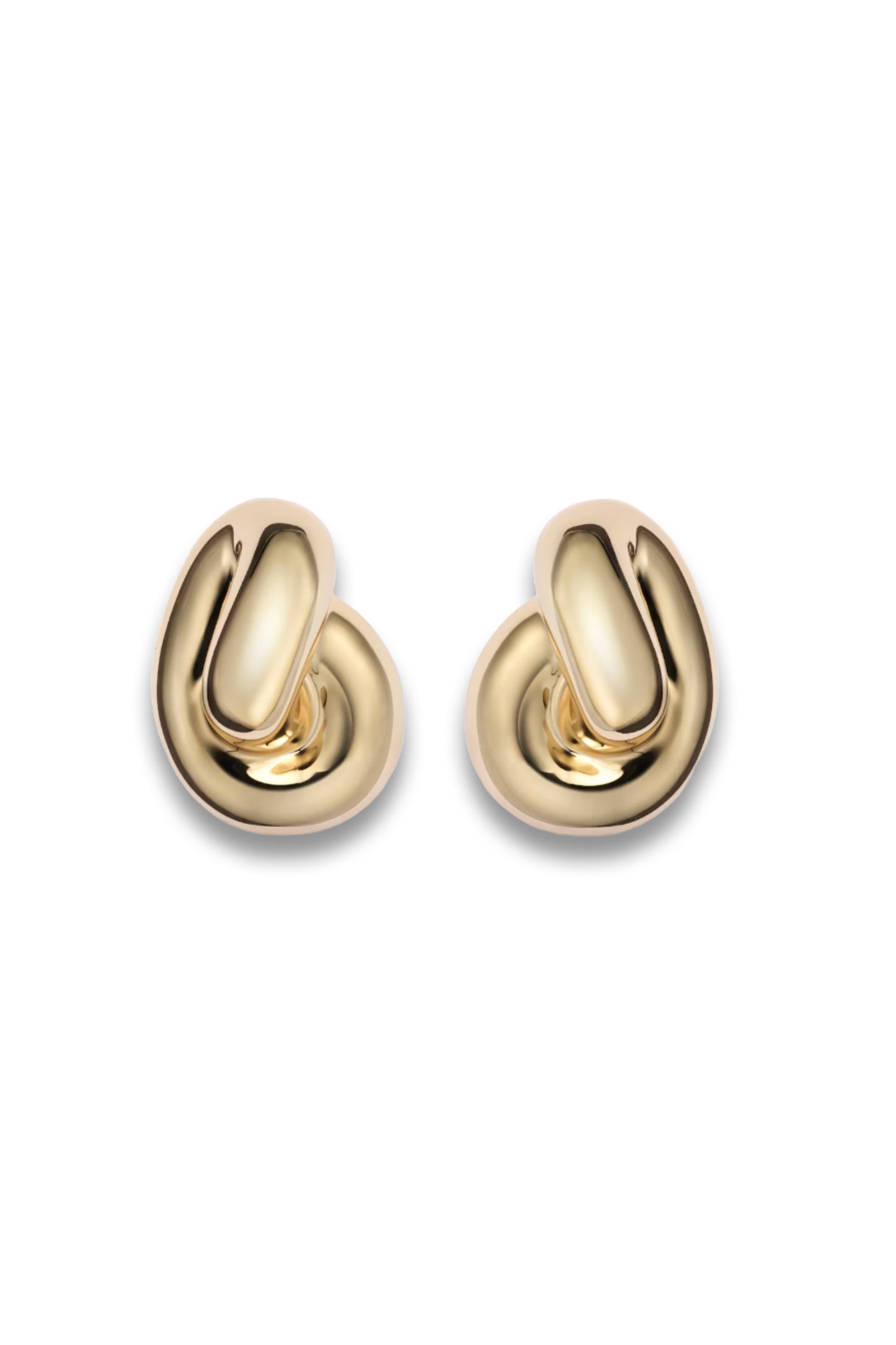 Small Knot 10kt Gold Earrings