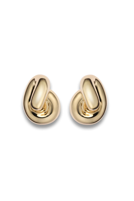 Small Knot 10kt Gold Earrings