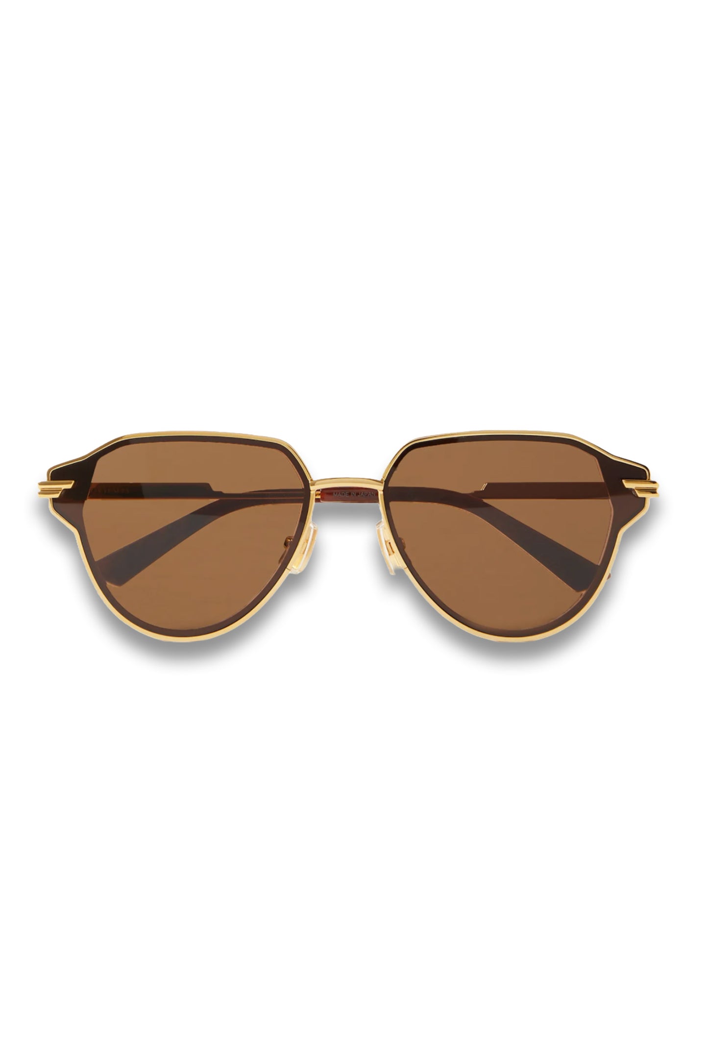 Glaze Round-frame Gold-tone Sunglasses