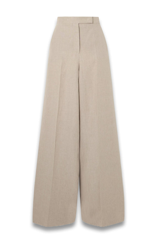 Linen Wide-leg Pants