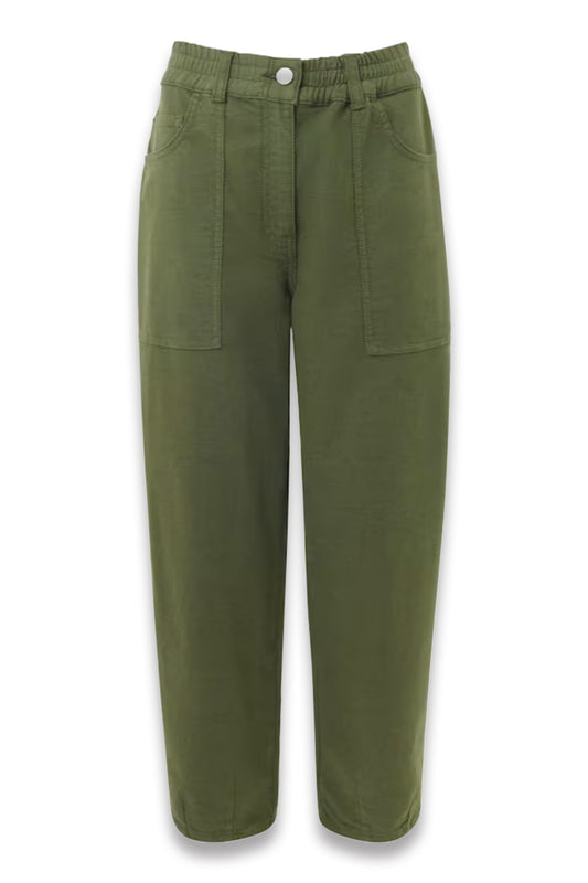 Khaki Tessa Casual Trouser