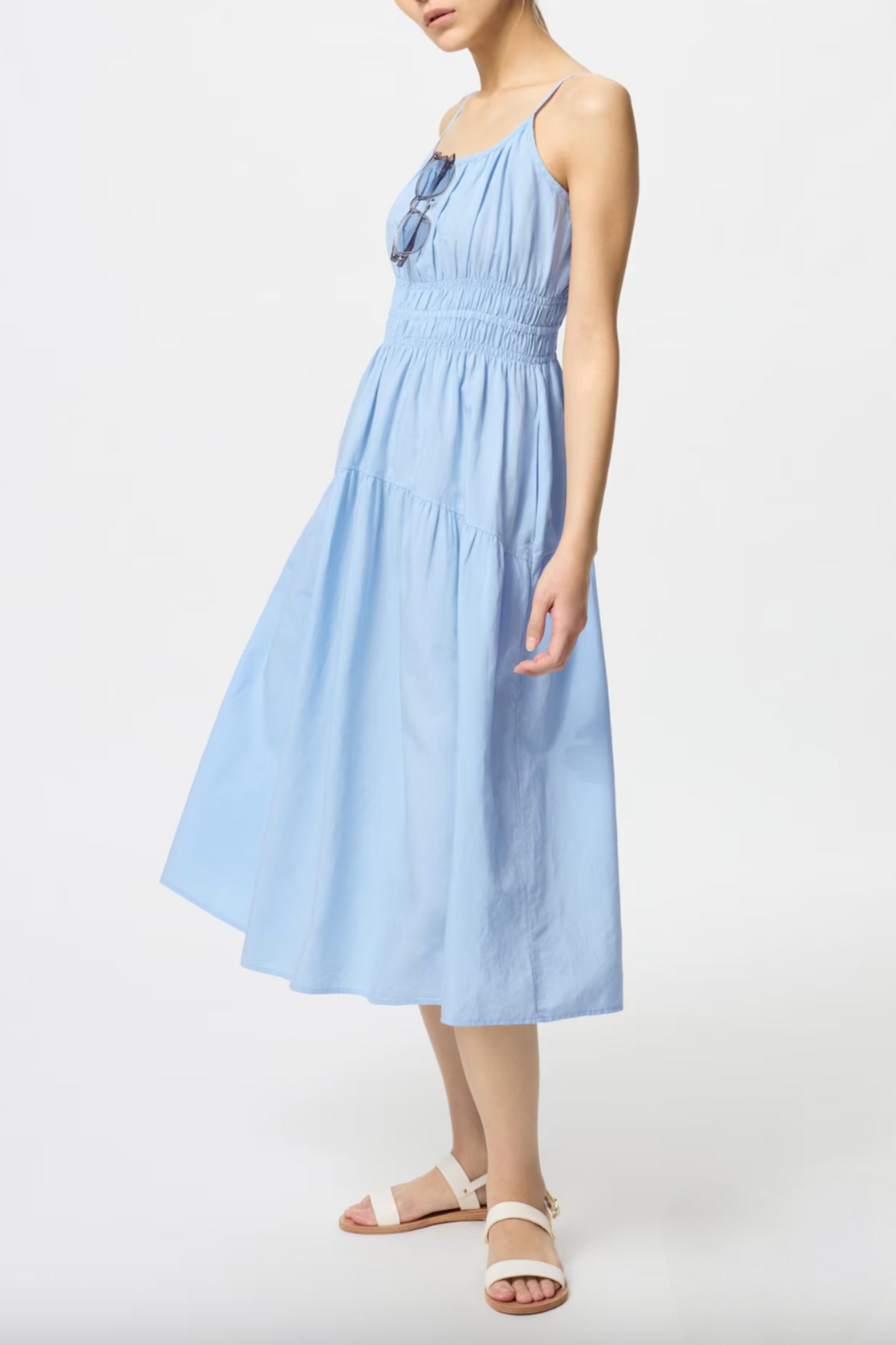Linen Blend Camisole Dress