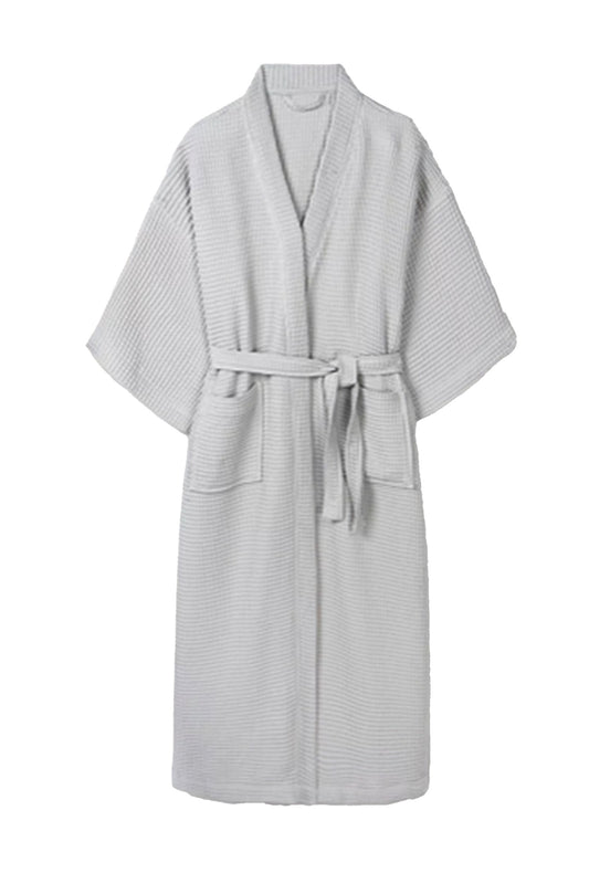 Long Lightweight Waffle Robe