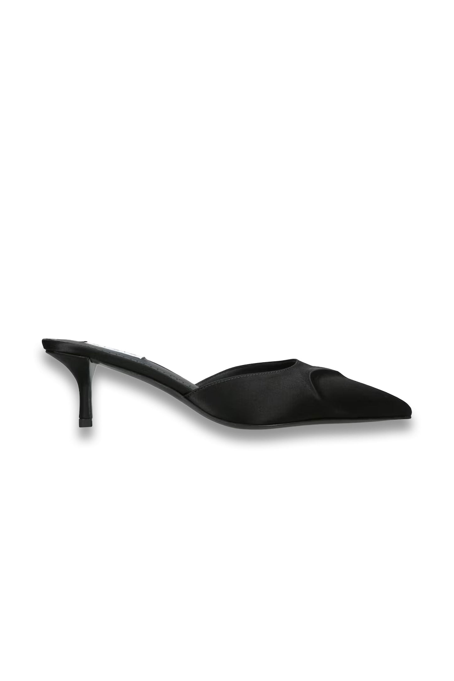 Satin Heeled Mules 55