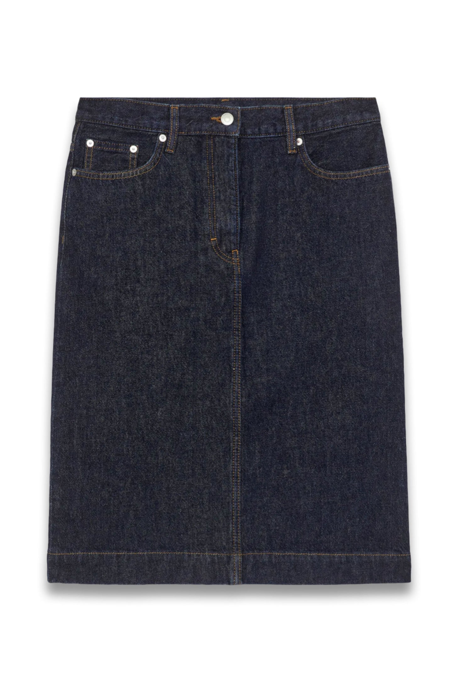 Midi Denim Skirt
