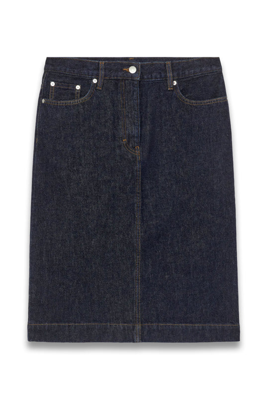 Midi Denim Skirt